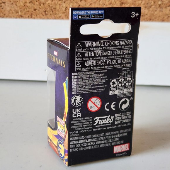 Funko Pocket Pop Sersi Keychain Marvel Eternals Gift NWT - Picture 3 of 3